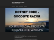 Dotnet Core - Goodbye Razor | I Konfiguracja projektu i Oddzielenie warstw - Szymon Motyka
