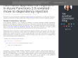 [EN] Alternative approach to HttpClient in Azure Functions 2.0 revisited - move to dependency injection